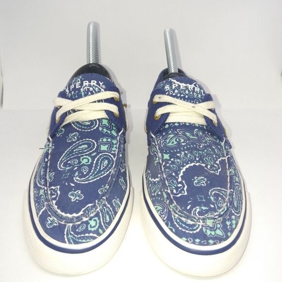 Sperry Top Sider Men's Boat Shoes Size 7 M Blue, Green, White - Picture 4 of 8